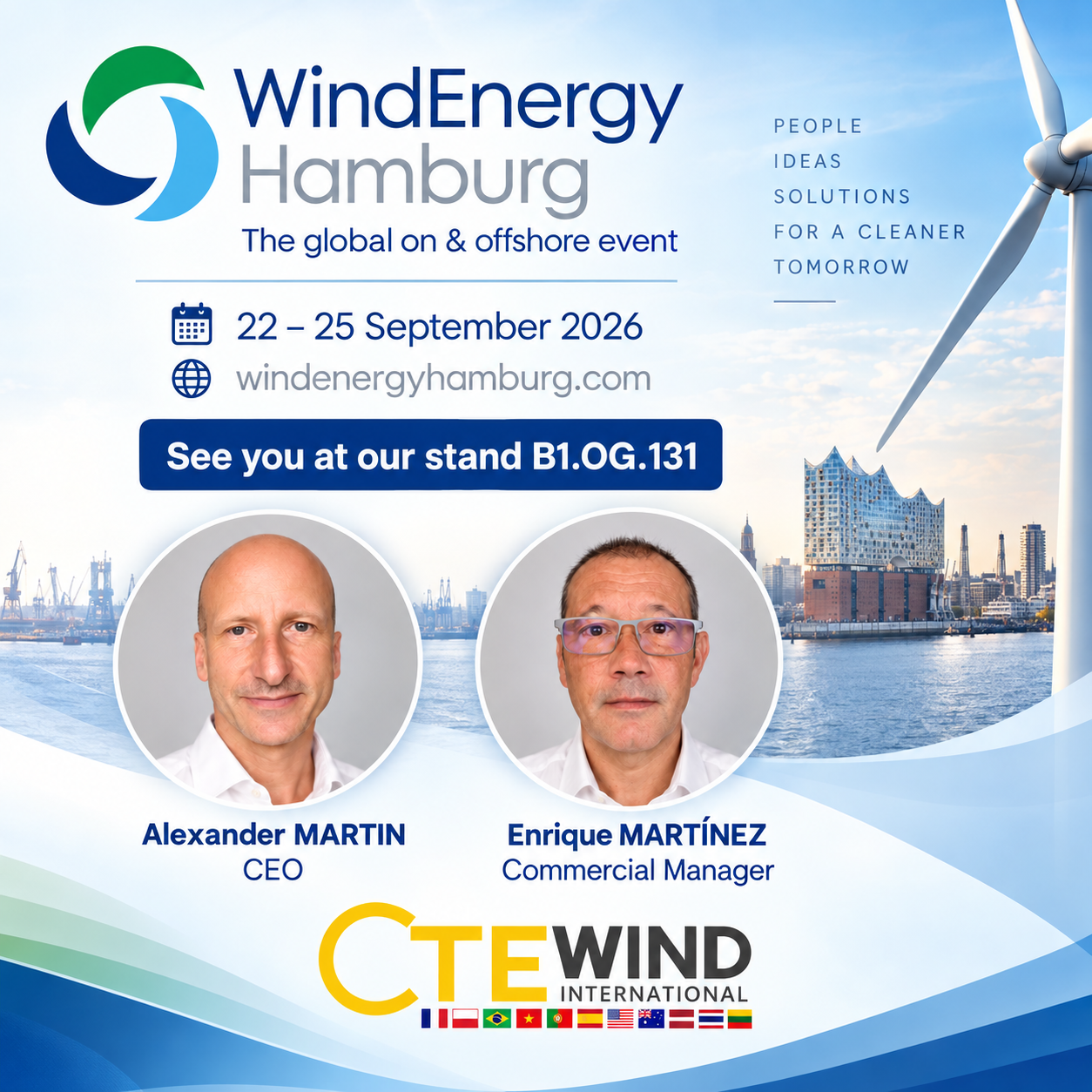 wind energy 2026 contacts cte wind